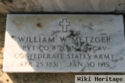 Pvt William Washington Metzger