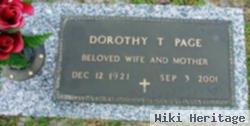 Dorothy T Page