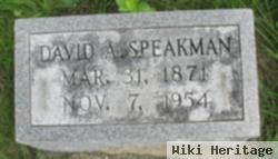 David A Speakman