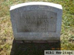 Mary A. Riegel Zimmerman