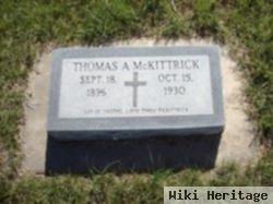 Thomas Alexander "tommy" Mckittrick