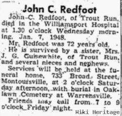 John C Redfoot