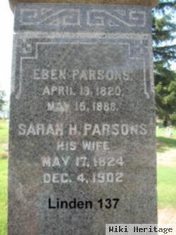 Sarah H Parsons