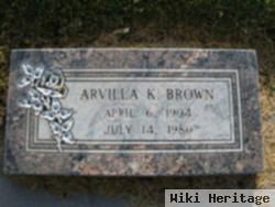 Arvilla Kathleen Brown