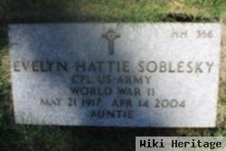 Evelyn Hattie Soblesky