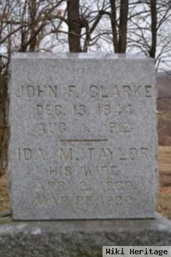 Ida M Taylor Clarke