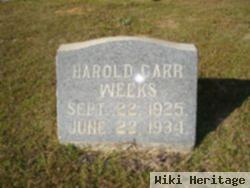 Harold Carr Weeks