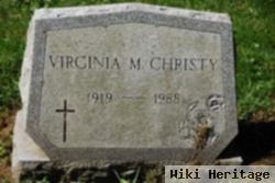 Virginia M Christy