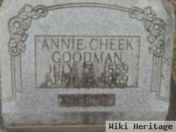 Annie Cheek* Goodman