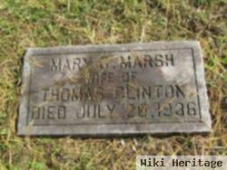 Mary G Marsh Clinton