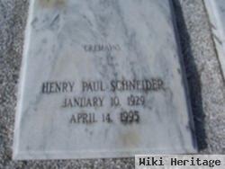 Henry Paul Schneider