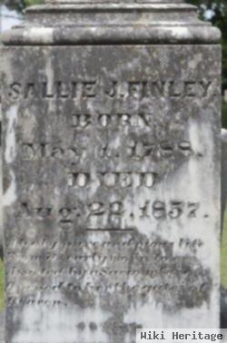 Sarah "sallie" James Finley