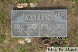 Ernest Orman "orman" Warren, Sr