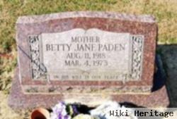 Betty Jane Shover Paden