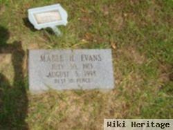 Mabel H Evans