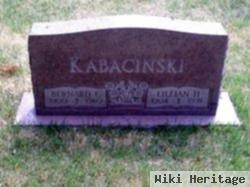 Bernard F "benny" Kabacinski