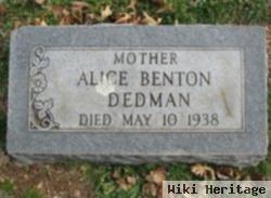 Alice Benton Dedman