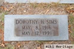 Dorothy H Sims