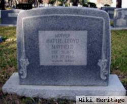 Hattie Lloyd Gaylen Mayfield