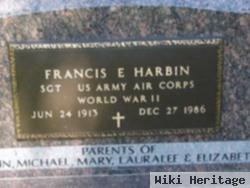 Sgt Francis E Harbin