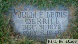 Julia E Lewis Merrill