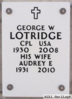 George W Lotridge