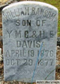 William Ransom Davis