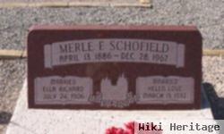 Merle F Schofield