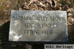 Barbara Bailey Brown