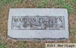 Marion Ficklen