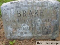 Mary E Brake