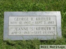 Jeanne S Kridler