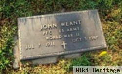 Pfc John Weant