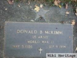 Donald B Mckimm