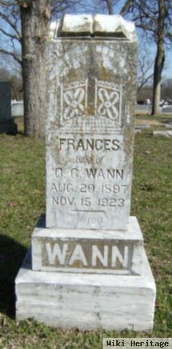 Frances Lovell Wann