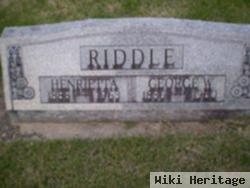 Henrietta Meyers Riddle