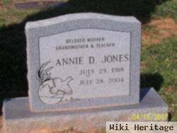 Annie D Jones