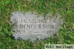 Geraldine W. Henderson