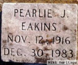Pearlie J Eakins