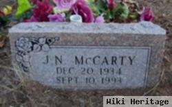 J N Mccarty