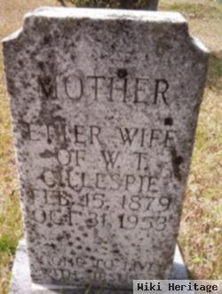 Mary Ellie "etter" Turner Gillespie