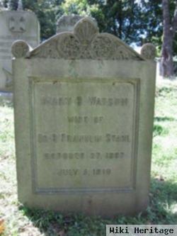 Mary B. Watson Stahl