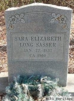 Sarah Elizabeth Long Sasser