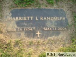 Harriett L Randolph