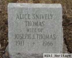 Alice Snively Thomas