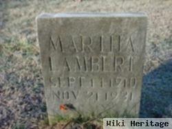 Martha Rogers Lambert