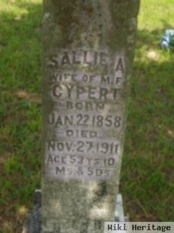 Sarah Ann Minerva "sallie" Osborn Cypert