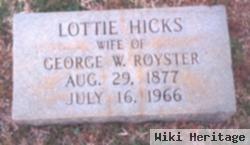 Lottie Moon Hicks Royster