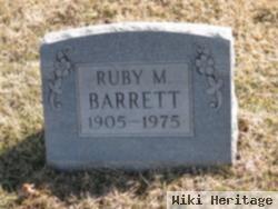 Ruby M Barrett