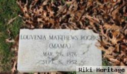 Louvenia "vennie" Matthews Rogers